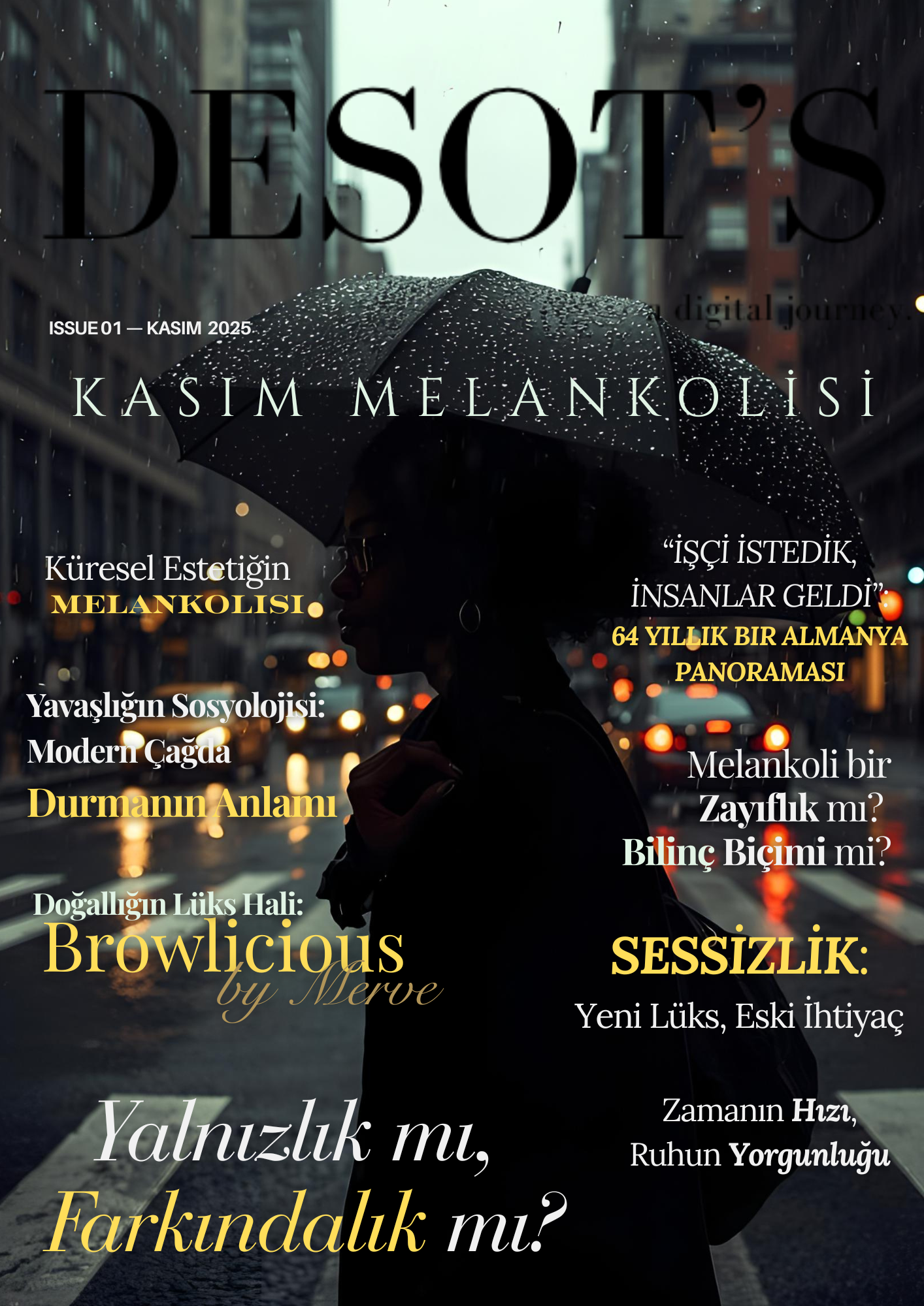 DESOT'S | ISSUE 01: KASIM MELANKOLİSİ