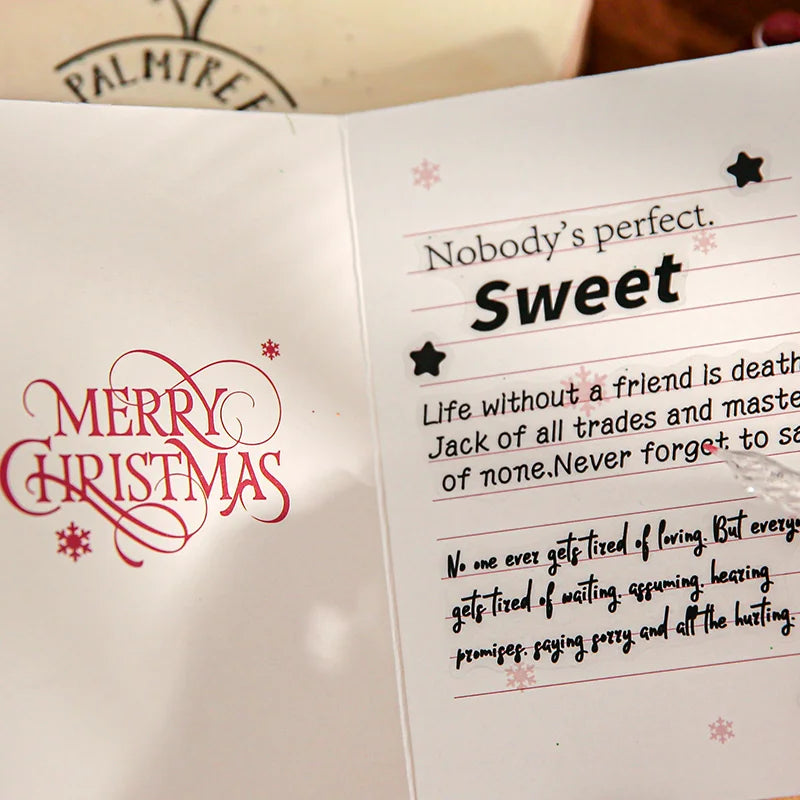 Mr. Paper Christmas Cards | 4’lü Yeni Yıl Kartı Seti – Sade, Şık, Kalpten