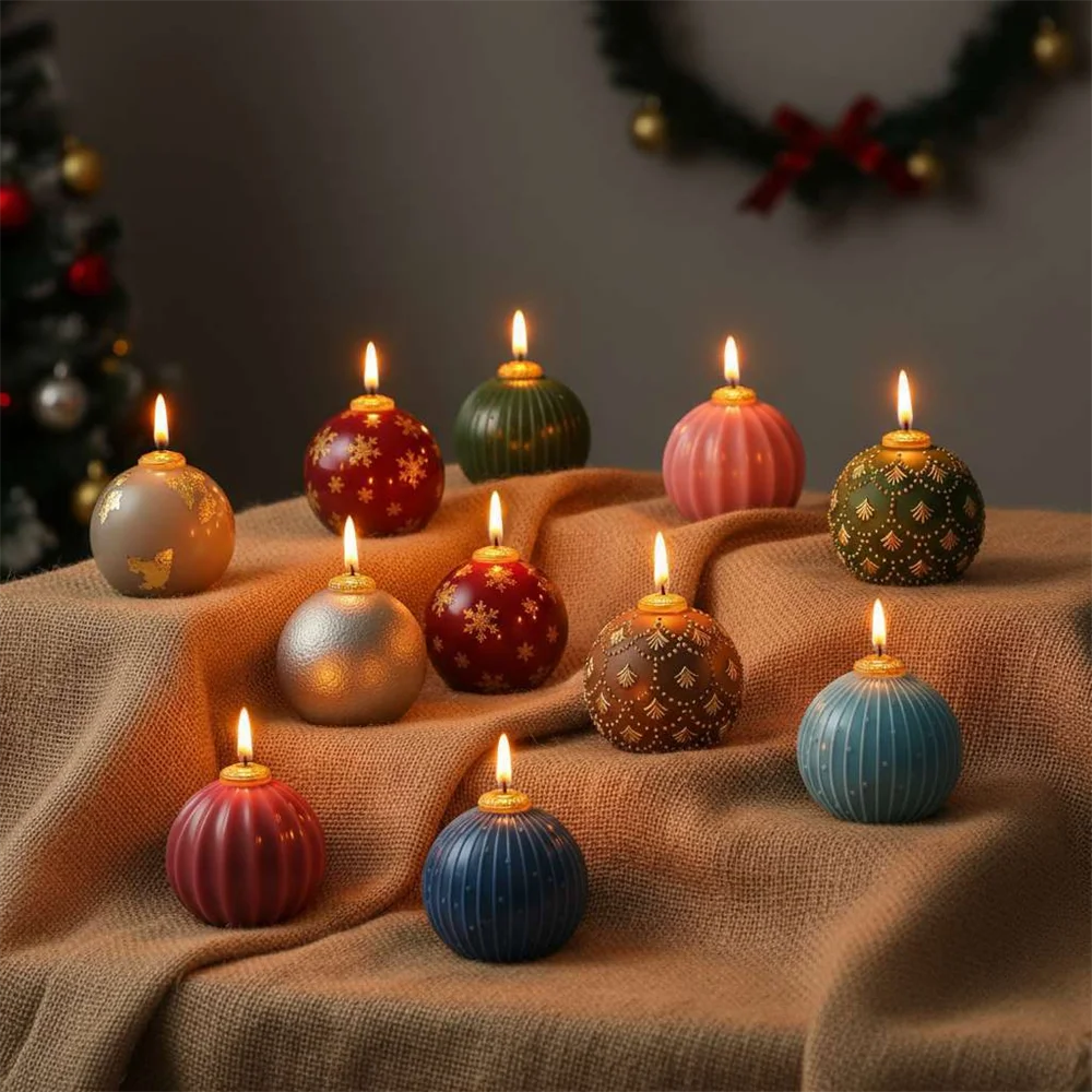 Candle Mold | Christmas Mum Kalıbı – Kendi Işığını Yarat