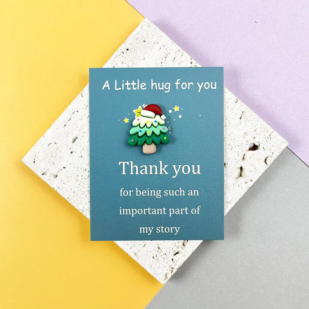 Christmas Cards with Charms | Mini Figürlü Kartlar – Noel’in Neşesini Taşıyan Zarif Detaylar