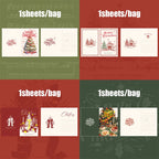 Mr. Paper Christmas Cards | 4’lü Yeni Yıl Kartı Seti – Sade, Şık, Kalpten