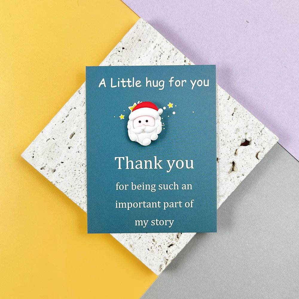 Christmas Cards with Charms | Mini Figürlü Kartlar – Noel’in Neşesini Taşıyan Zarif Detaylar