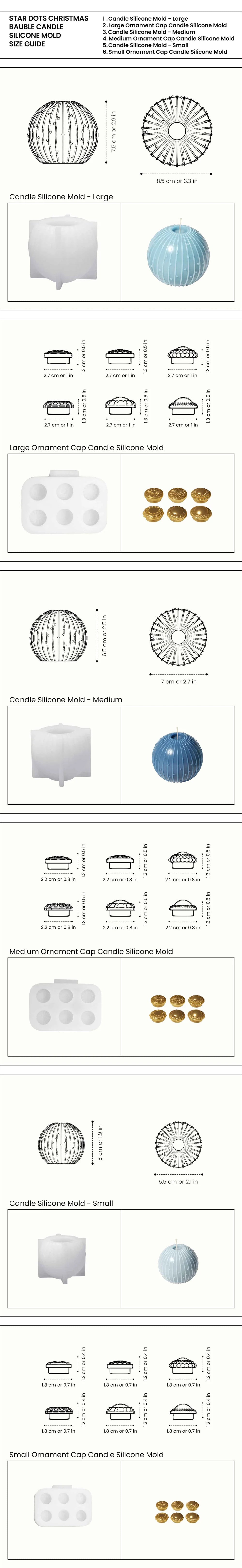 Candle Mold | Christmas Mum Kalıbı – Kendi Işığını Yarat